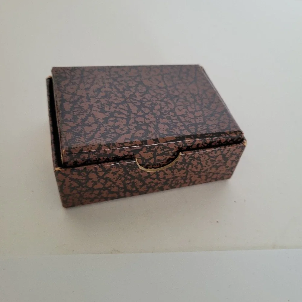 Dunhill Vintage US Navy Officer Crest Cufflinks Gold Silver Tone Two-Tone Boxed